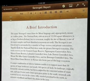 Pages for iPad iPad Pages Workflow