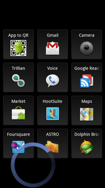 Swipepad Android Swipepad on Samsung Galaxy S