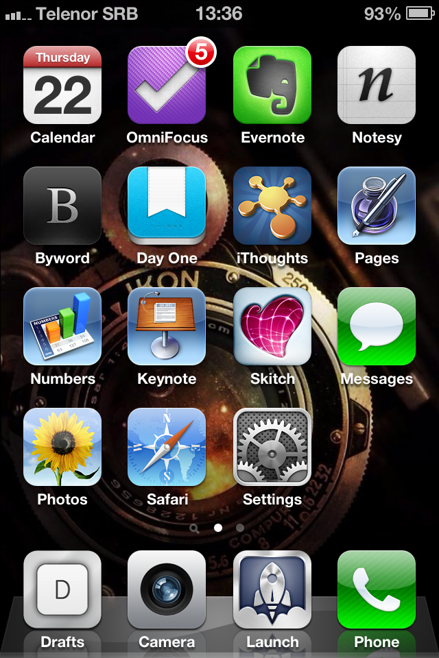 iPhone Springboard Setup iPhone Homescreen setup