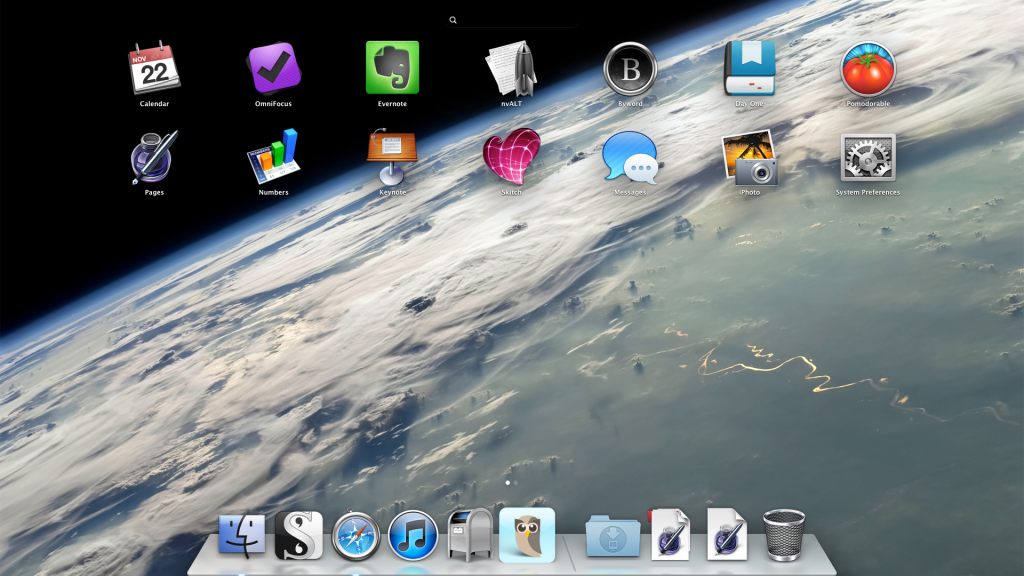 OS X Launchpad setup Mountain Lion Setup
