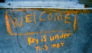 Welcome mat