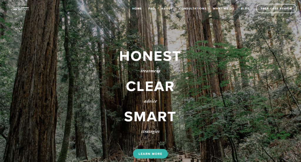 Tremain Artaza PLLC – Accessible, empathetic, and straightforward law firm website.